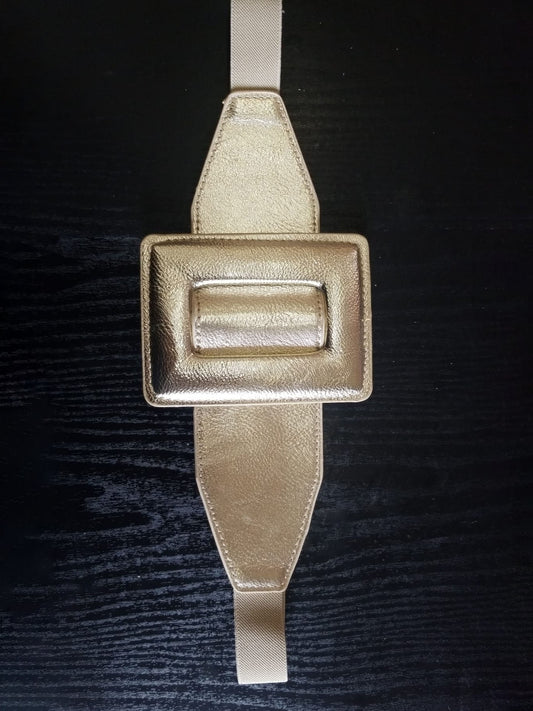 Exaggerated Buckle Plus Size Belt, belt, front view
