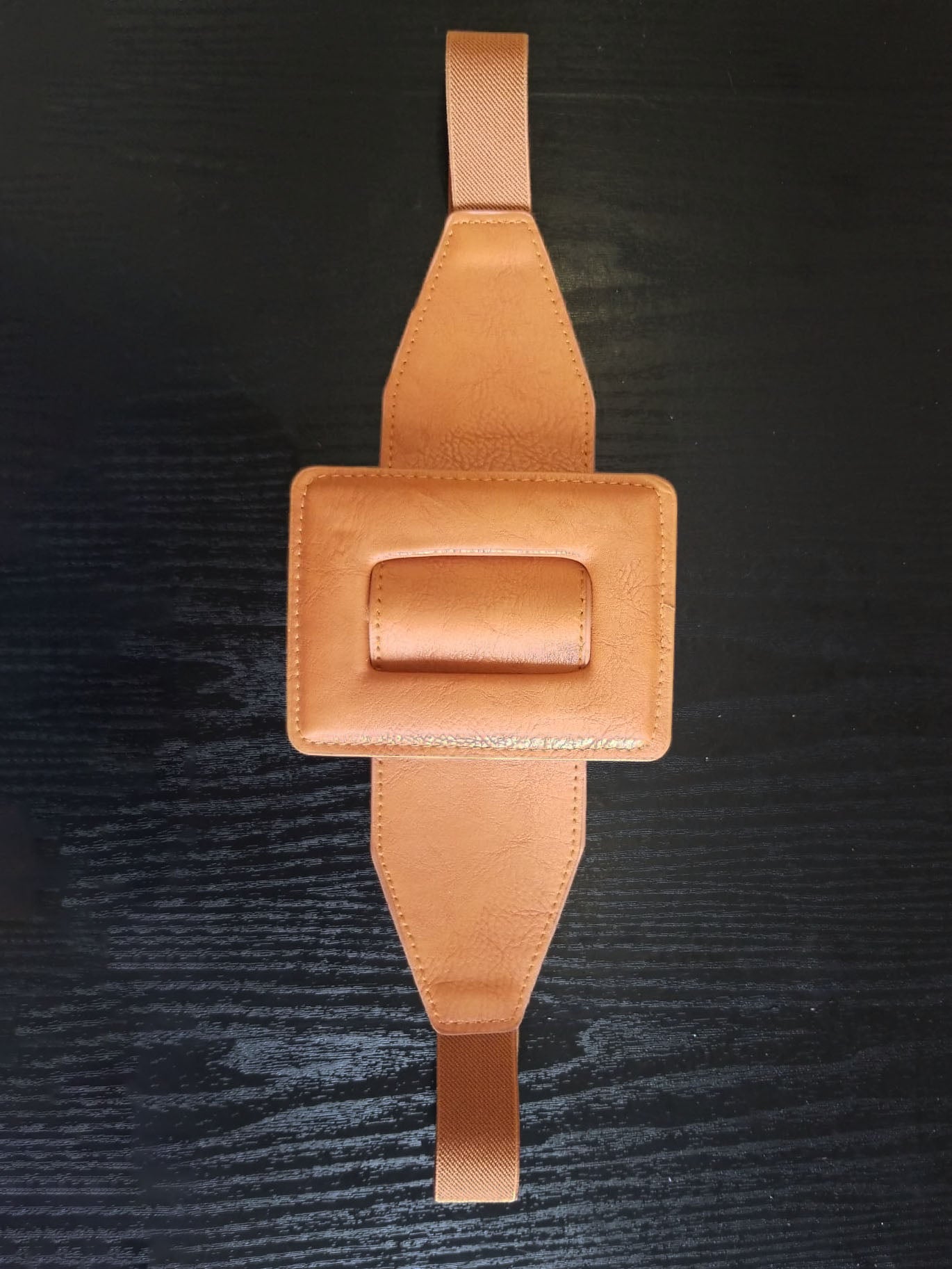 Exaggerated Buckle Plus Size Belt, belt, alternate view