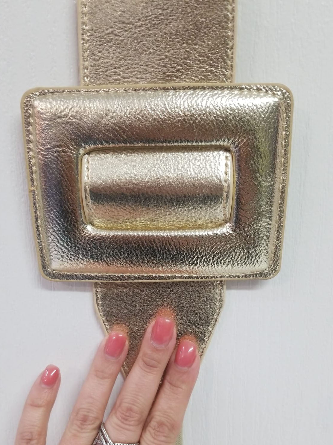 Exaggerated Buckle Plus Size Belt, belt, product view