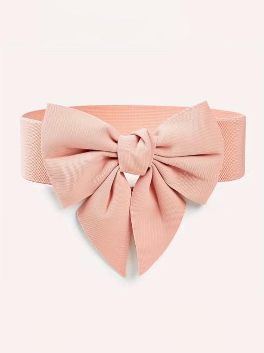 Front Bow Stretch Plus Size Belt