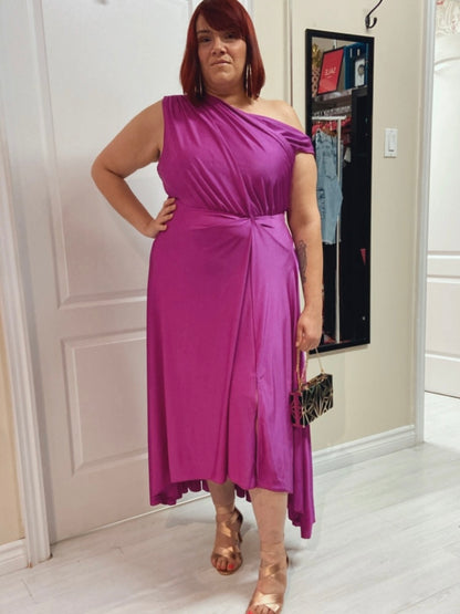 Kaia Asymmetrical Plus Size Dress