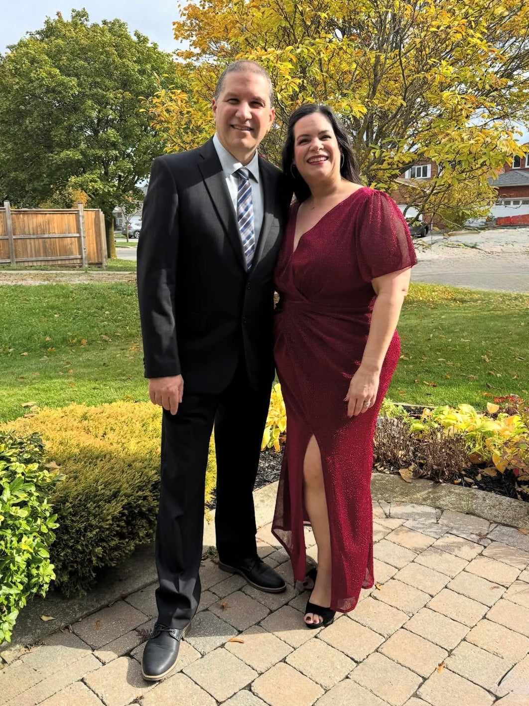 Jessica Sparkle Plus Size Cocktail Dress in Wine