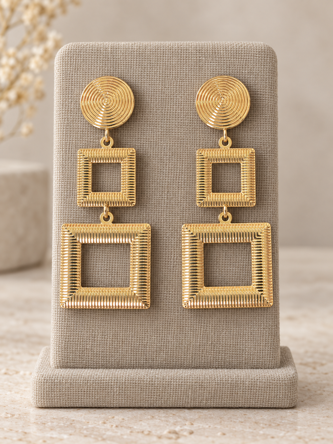 Geo Statement Earrings