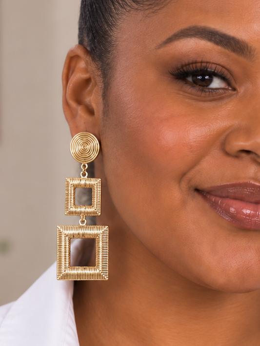 Geo Statement Earrings