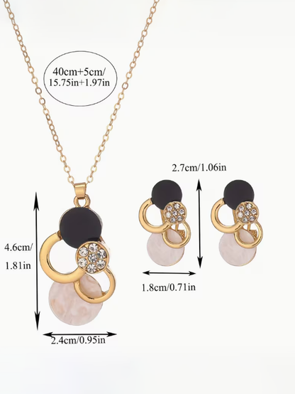 Glam Layered Circles Set