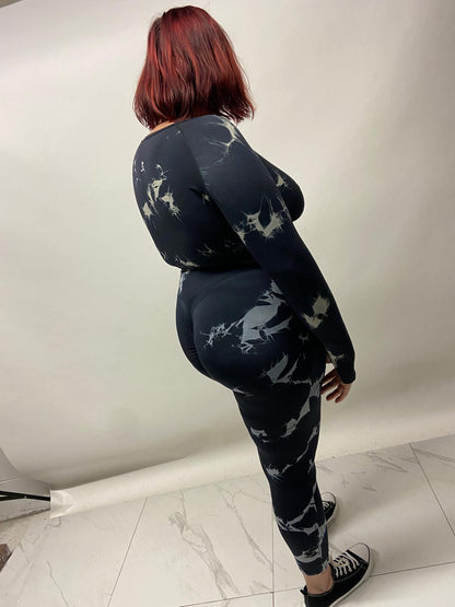 Hazel Plus Size Butt Lift Leggings by Run Free by Vee