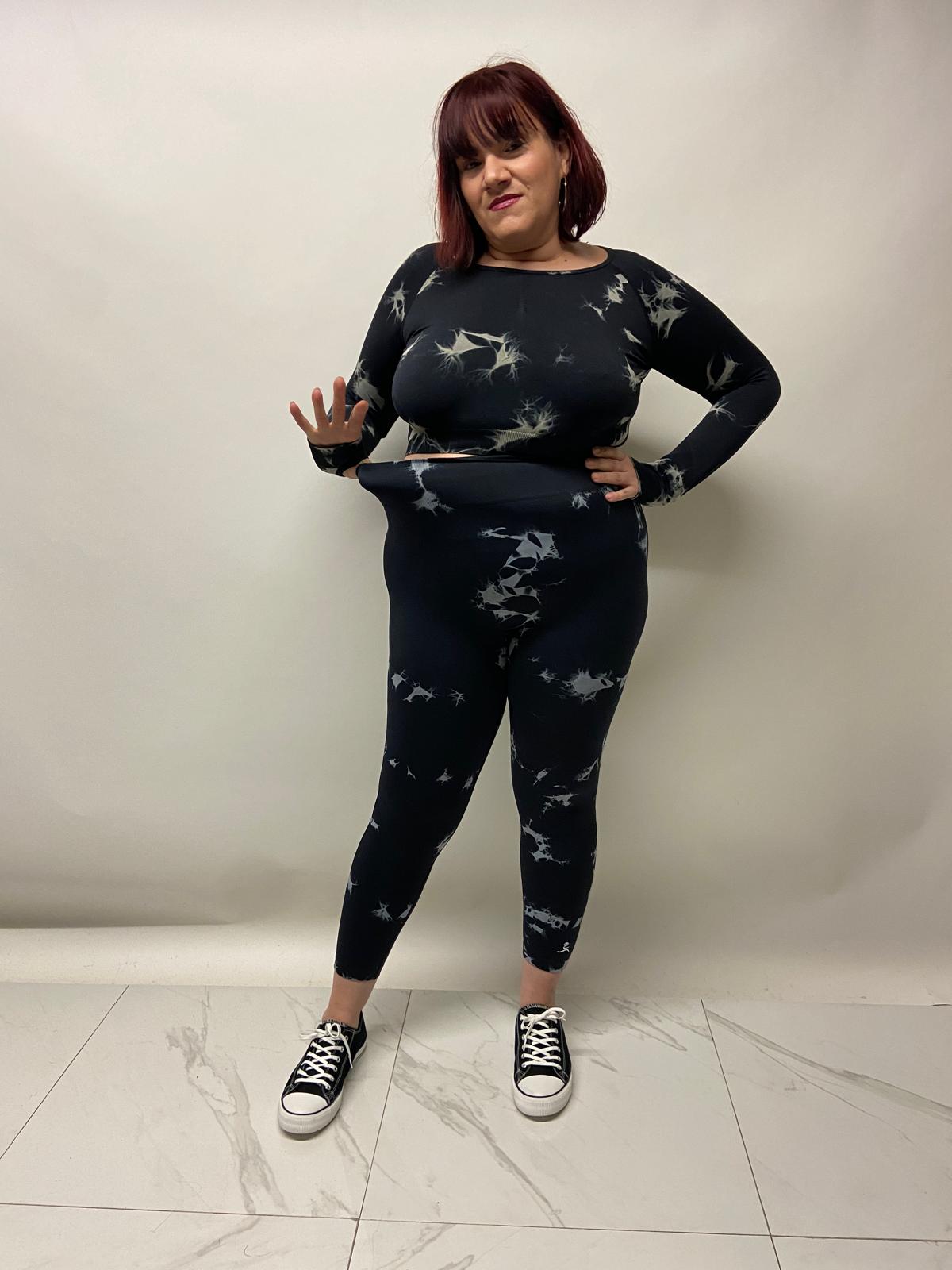 Hazel Plus Size Butt Lift Leggings by Run Free by Vee