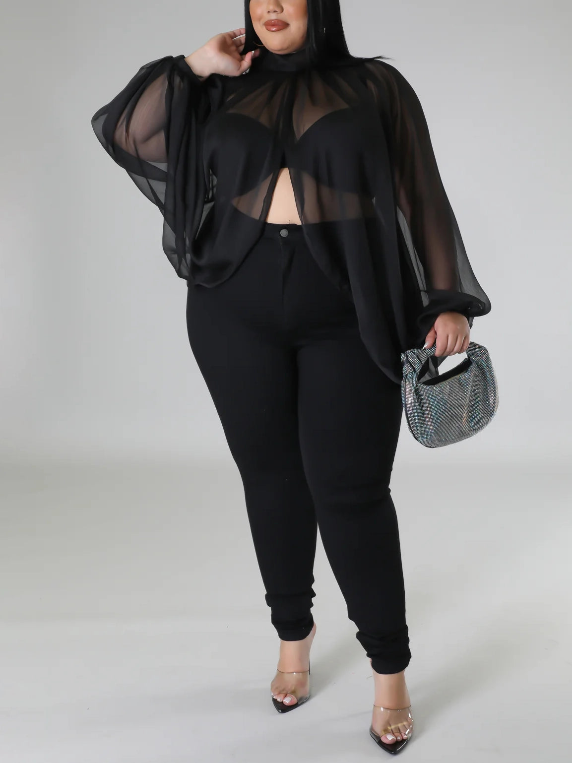 Camilla Plus Size Chiffon Top