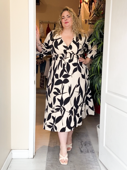 Marin Plus Size Printed Dress