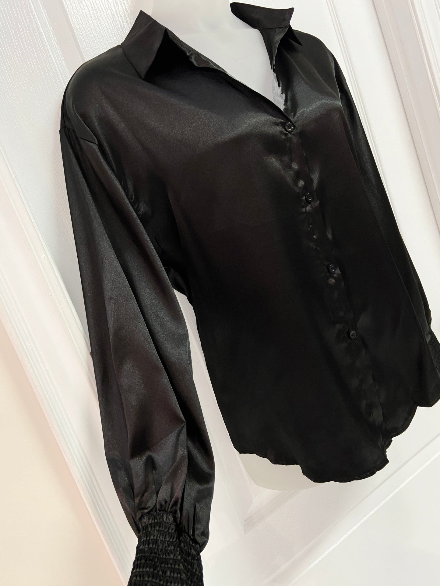 Briar Plus Size Satin Shirt