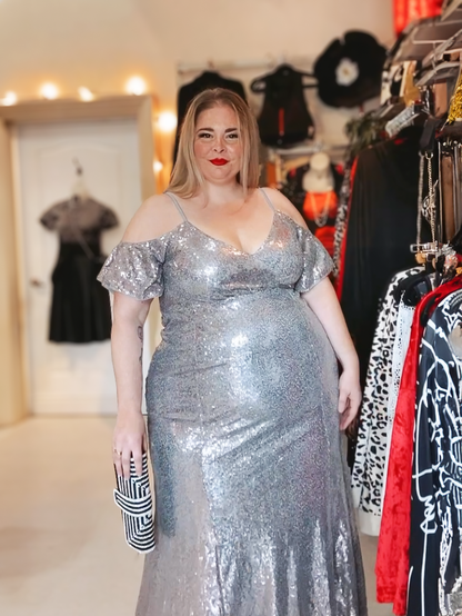 Phoebe Plus Size Sequin Mermaid Dress