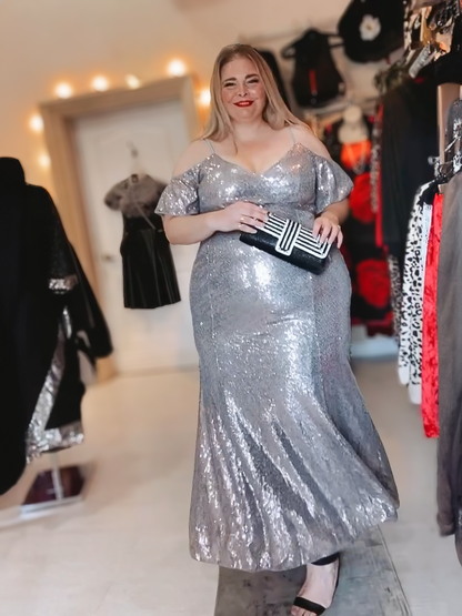 Phoebe Plus Size Sequin Mermaid Dress