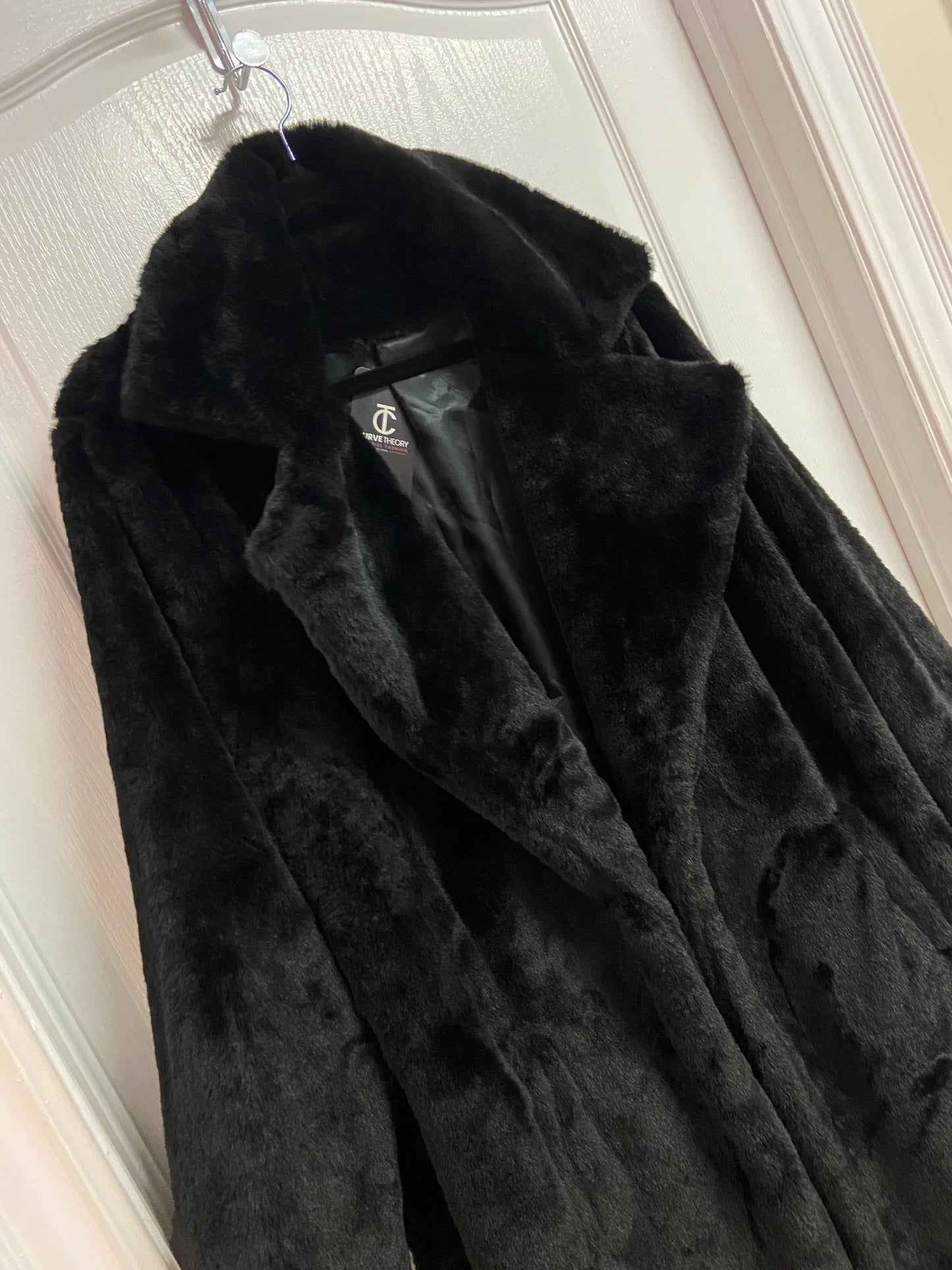 Carlita Plus Size Faux Fur Long Coat