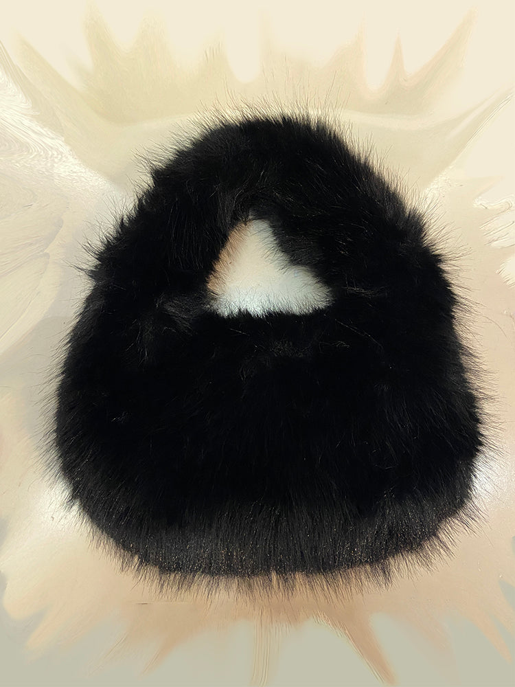 Faux Fur Evening Bag