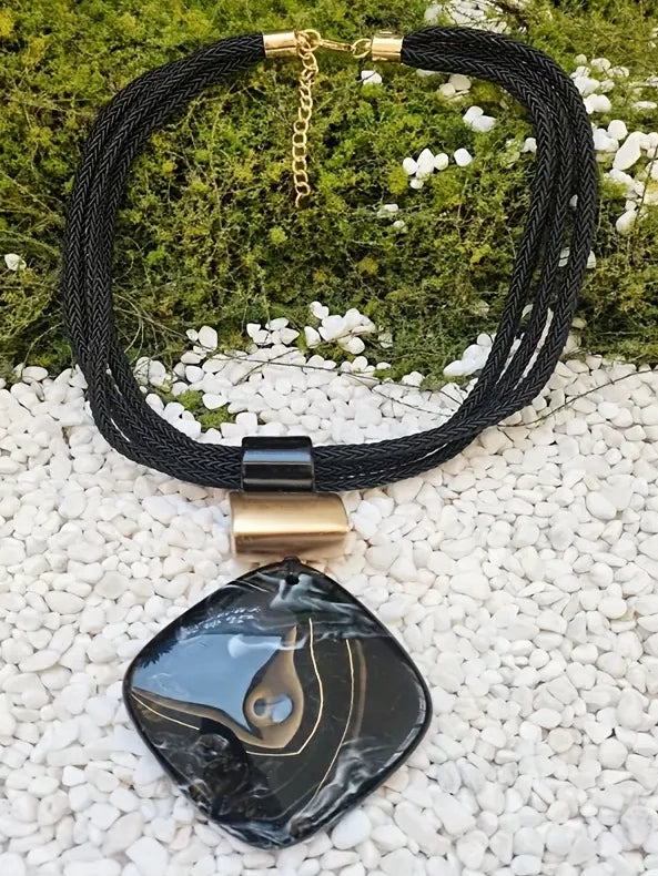 Marble Handmade Pendant Necklace
