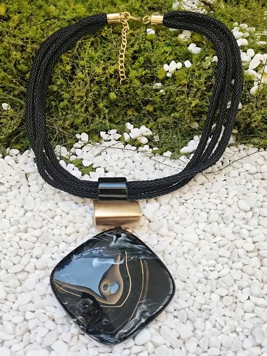 Marble Handmade Pendant Necklace