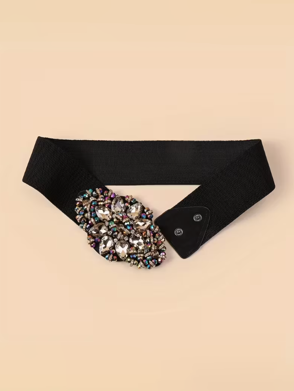 Midnight Jewel Statement Belt, belt, alternate view