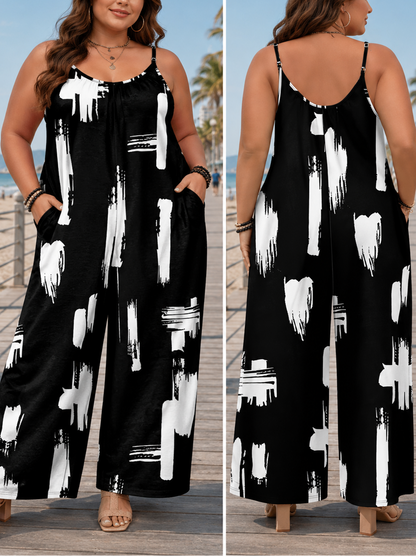 トップス Midas Disney 00s design jumpsuit Mina Two Pocket Plus Size Jumpsuit | Curve Theory – CURVE THEORY