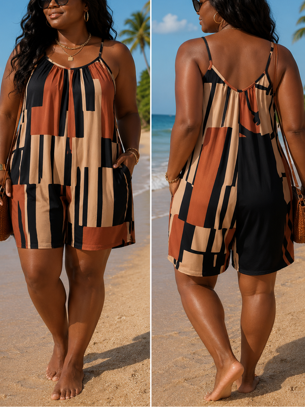 Monalisa Plus Size Romper