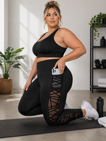 Noir Motion Plus Size Leggings | Curve Theory – CURVE THEORY