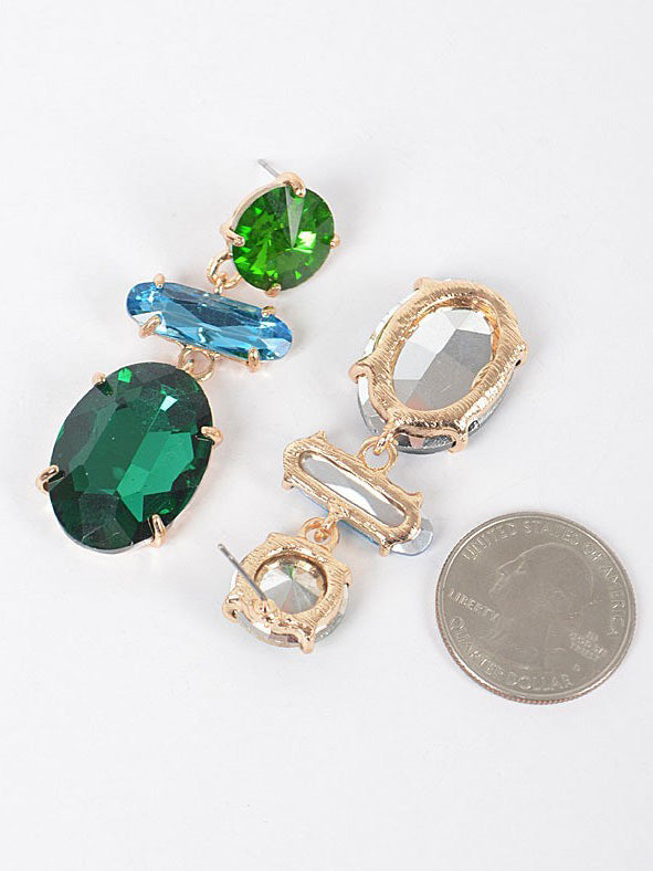Stone Gem Earrings