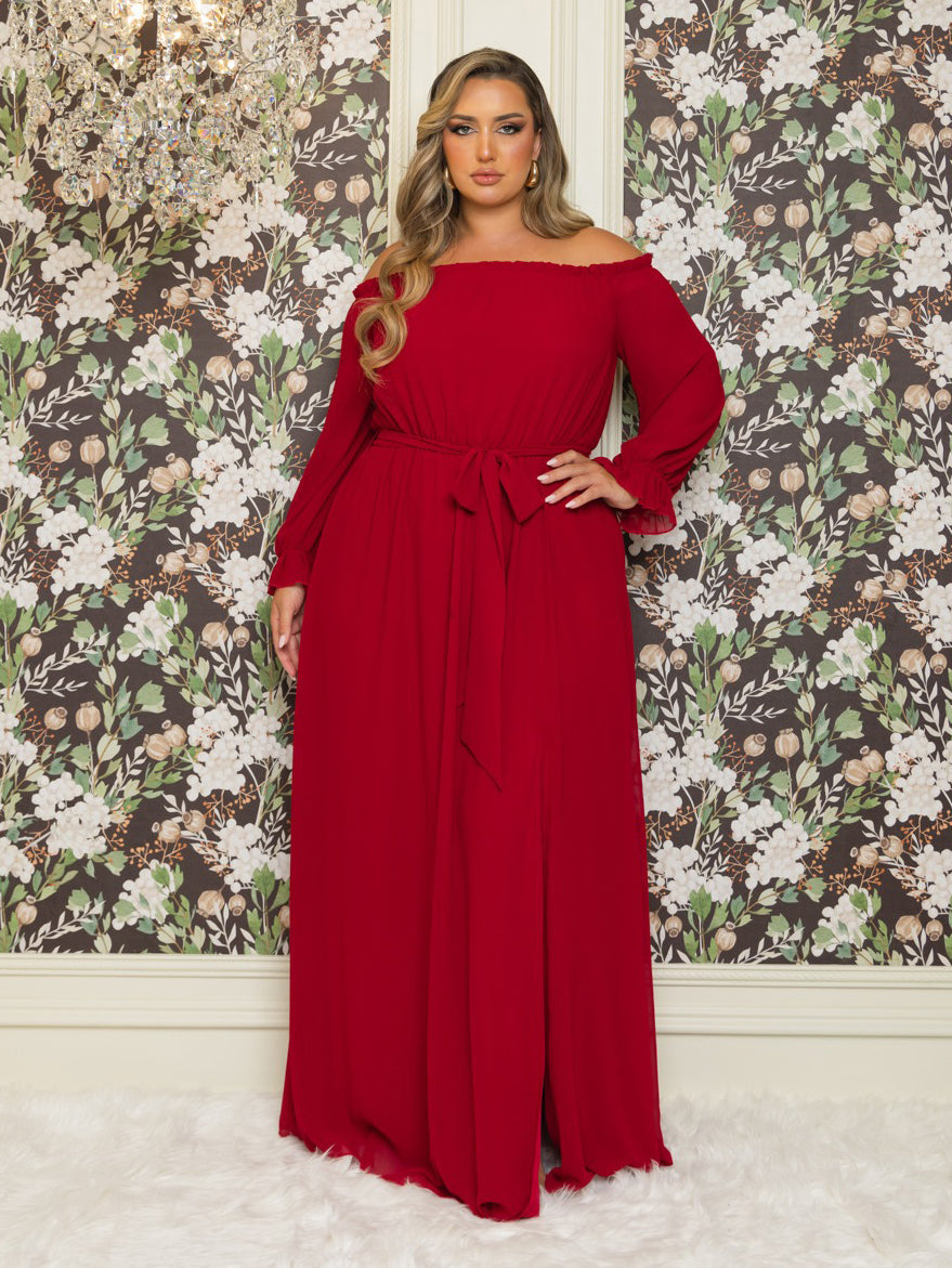 Plus size red dress canada best sale