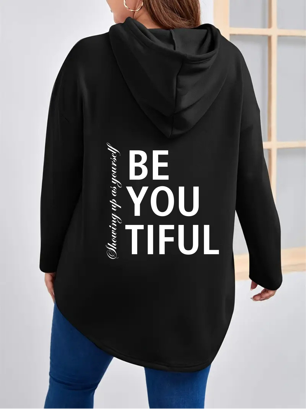 Jacklyn Be.You.Tiful Plus Size Hoodie by Run Free by Vee