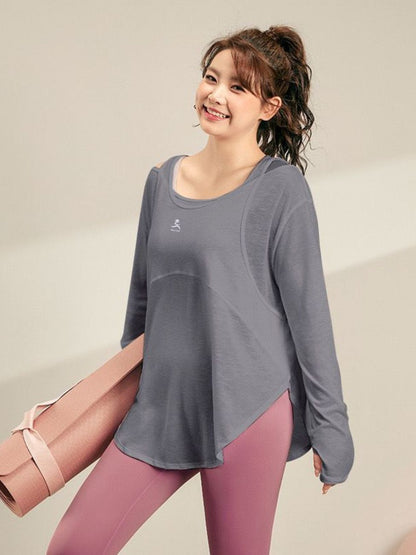 Saffron Plus Size Active Top by Run Free by Vee