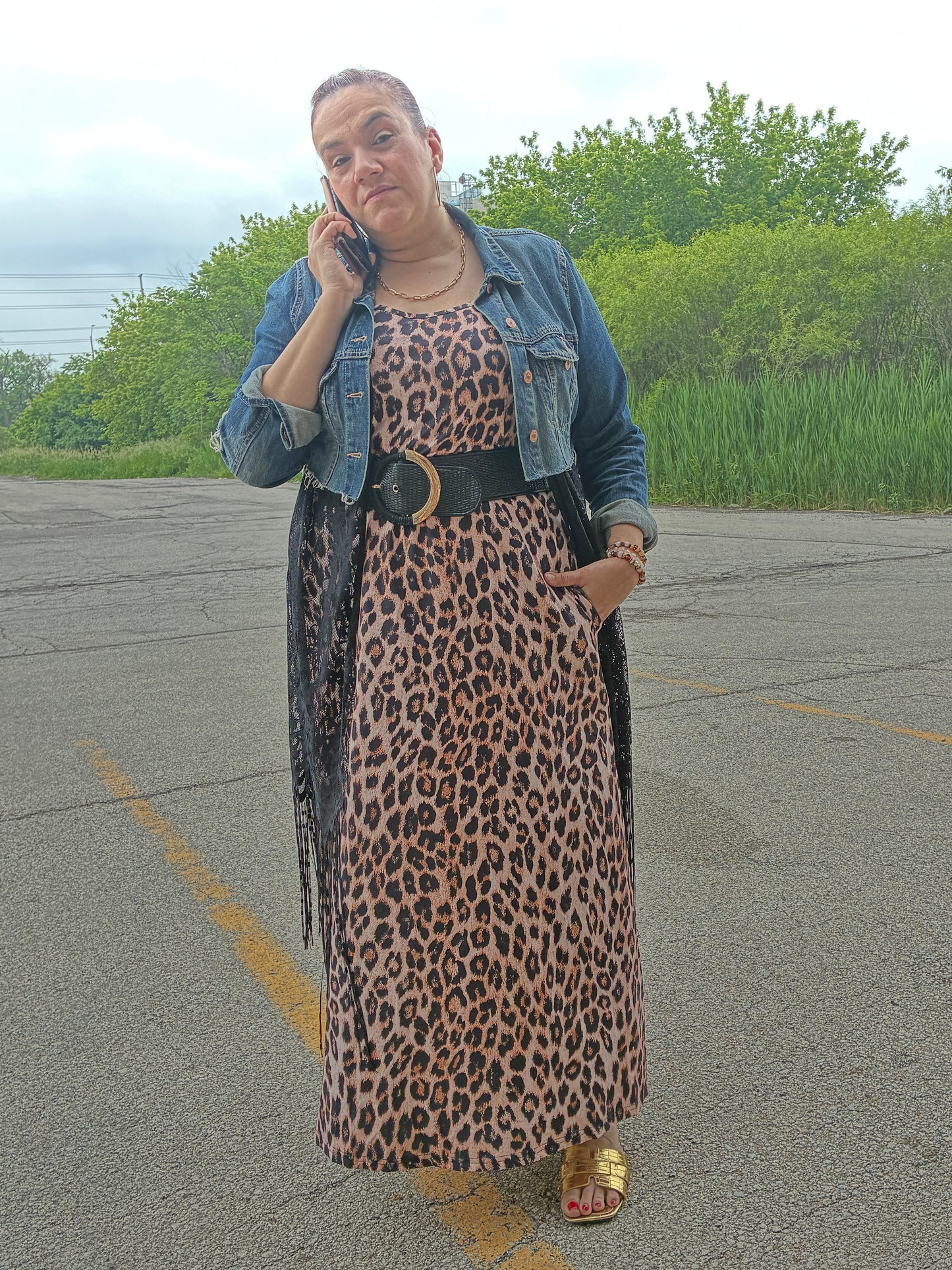 Roxy Leopard Plus Size Maxi Dress
