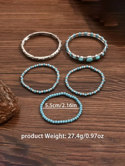 Vintage Western Style Bracelet Set