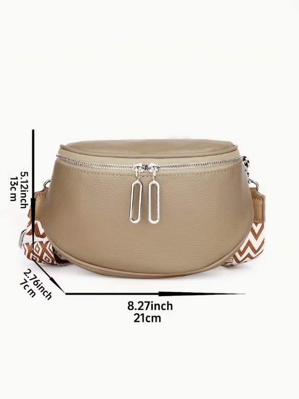 Genuine Leather Crossbody Bag
