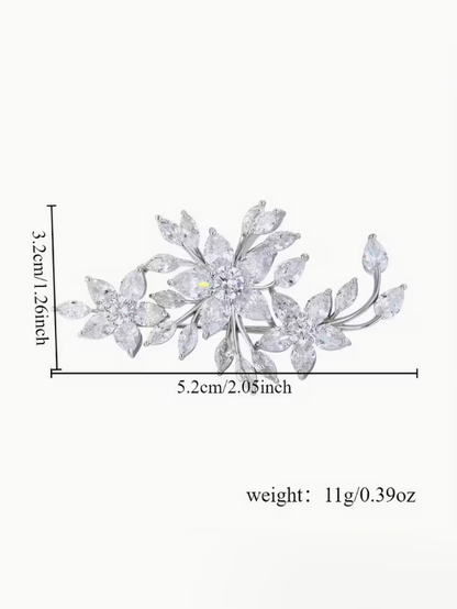 Sparkling Elegant Brooch