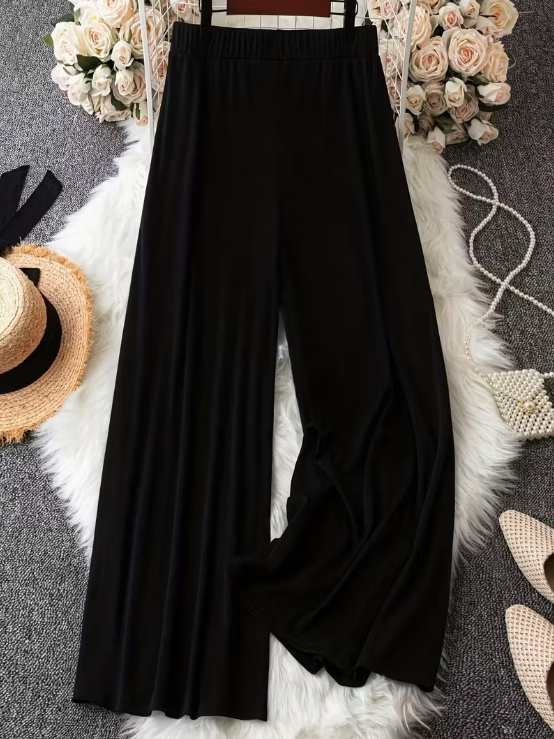 Tamara Wide Leg Pull On Plus Size Pants