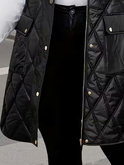 Winona Quilted Plus Size Vest