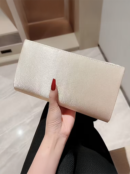 Pleated Luxe Clutch