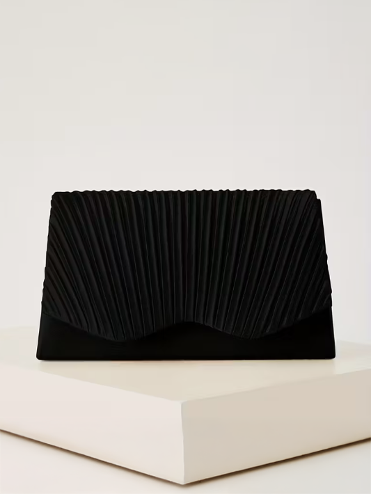 Elegant Pleated Clutch