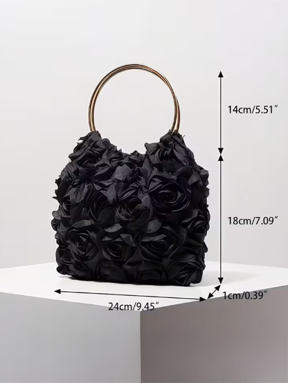 Elegant Floral Evening Purse