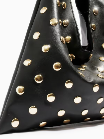 Slouch Studded Shoulder Bag