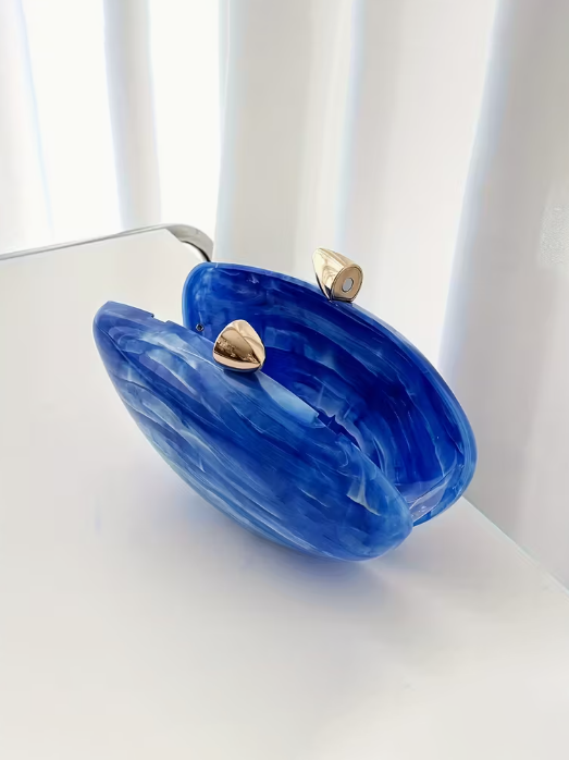 Marble Elegance Clutch