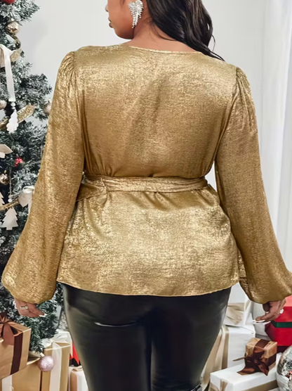 Grace V-Neck Plus Size Top