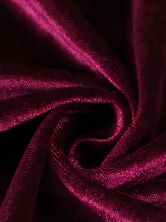 Blossom Velvet Plus Size Dress in Burgandy