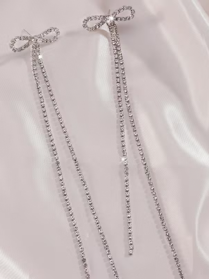 Dangling Bow Earrings