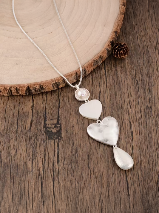 Stackable Heart Pendant Necklace