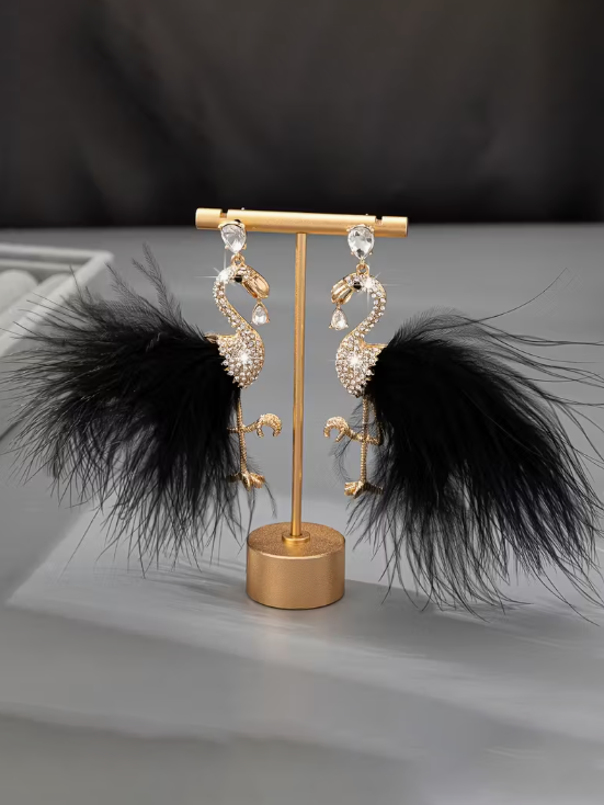 Flamingo Glam Earrings