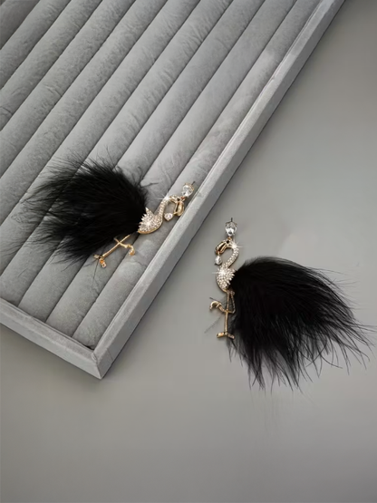 Flamingo Glam Earrings