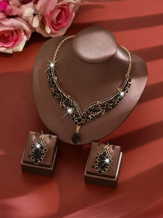 Midnight Soirée Necklace Set