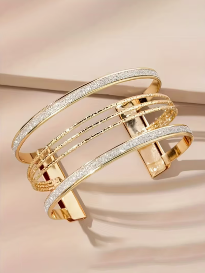 Elegant Open Cuff Bracelet