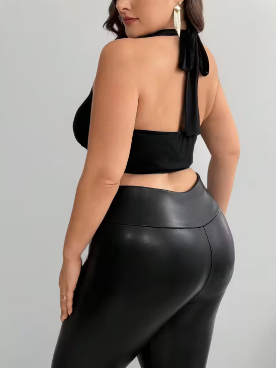 Nicole Cowl Neck Plus Size Top