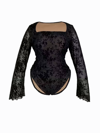 Femme Fatale Lace Plus Size Bodysuit