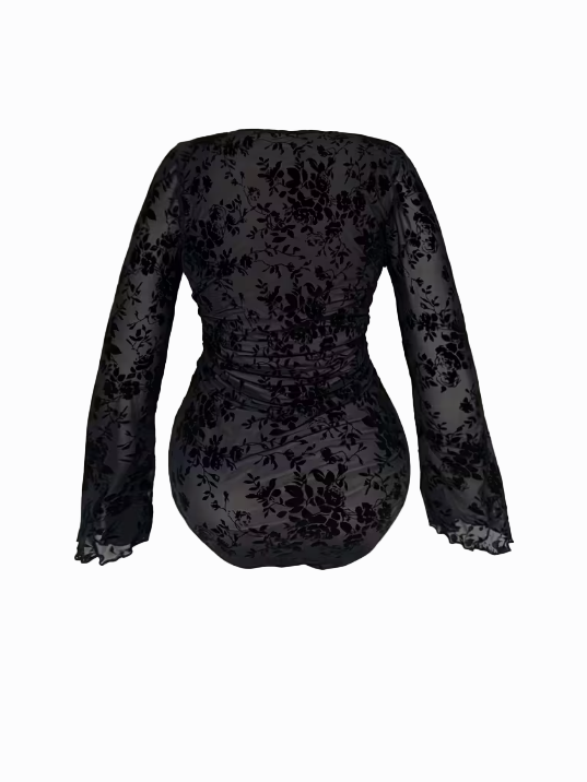 Femme Fatale Lace Plus Size Bodysuit